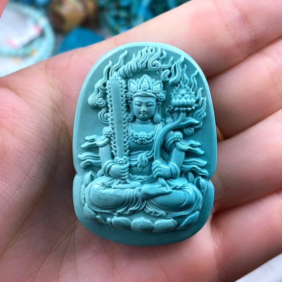 未镶嵌绿松石珠宝奇石