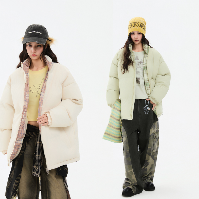 冬季棉衣休闲美式废土风棉服耐磨防水保暖防风立领