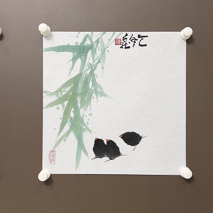 国画郭千龙  手绘原创