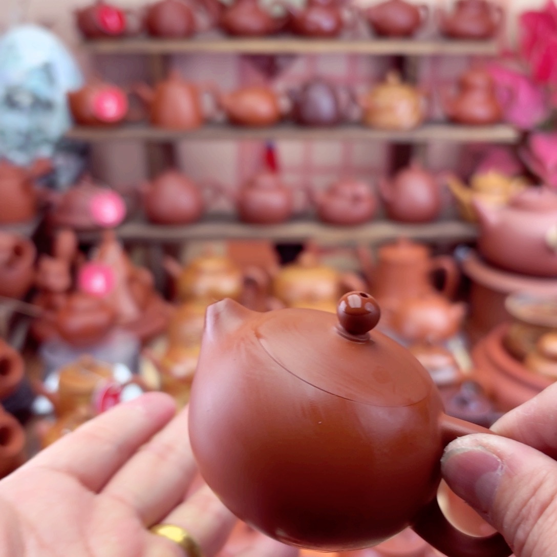 紫砂茶壶西旋80 C C手拉