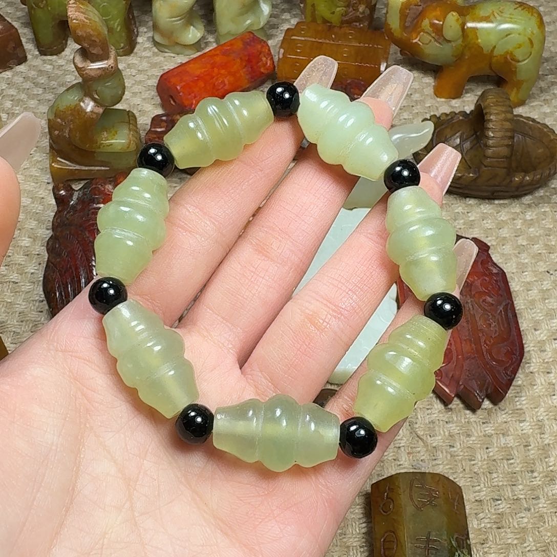 白玉菩提吊坠挂件