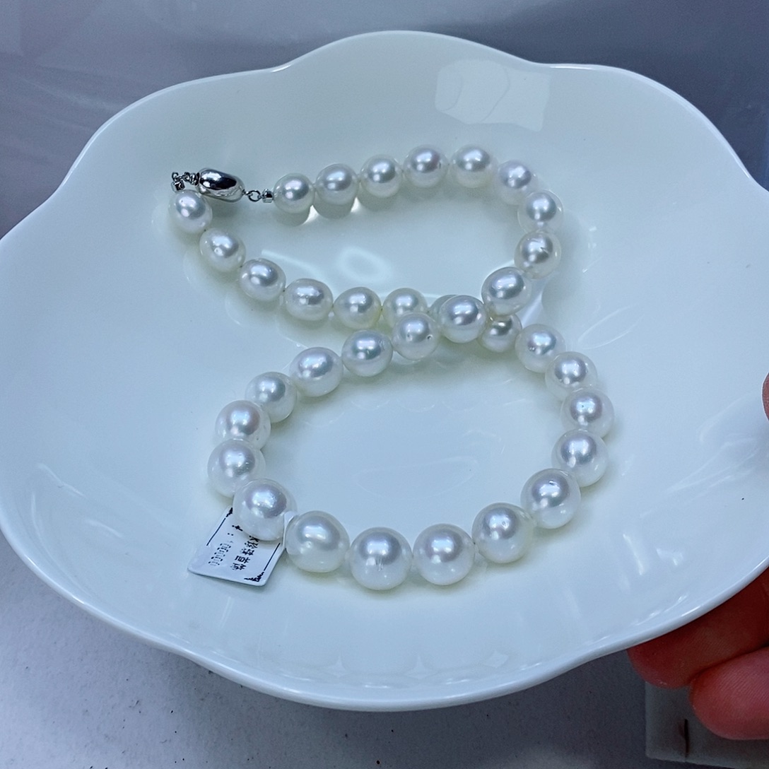 海水珍珠颈饰银S925镶嵌