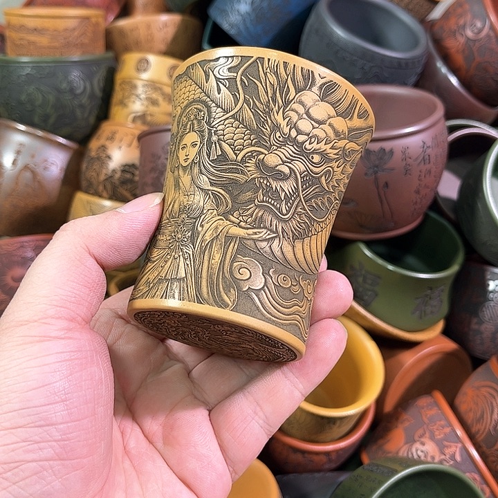 茶杯紫砂全手工紫砂主人杯