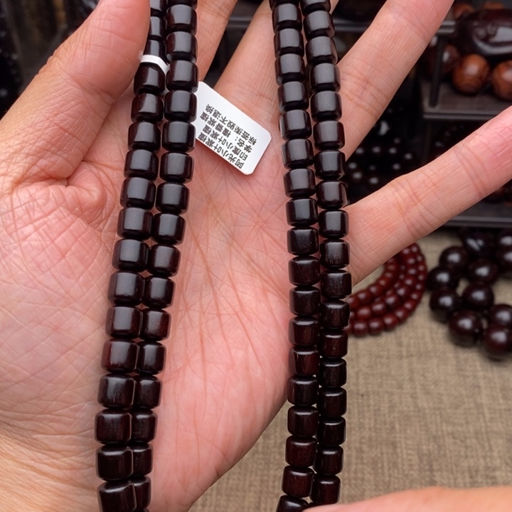 檀香紫檀（小叶紫檀）手串/手链88直切泥料包浆款
