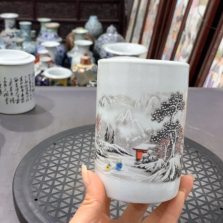 摆件陶博古架陶瓷摆件