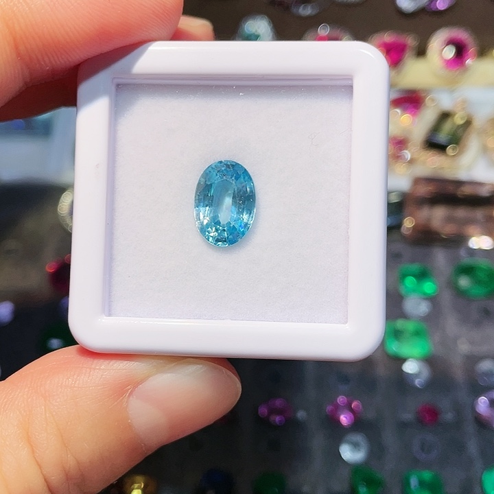 锆石裸石未镶嵌4.665ct风信子