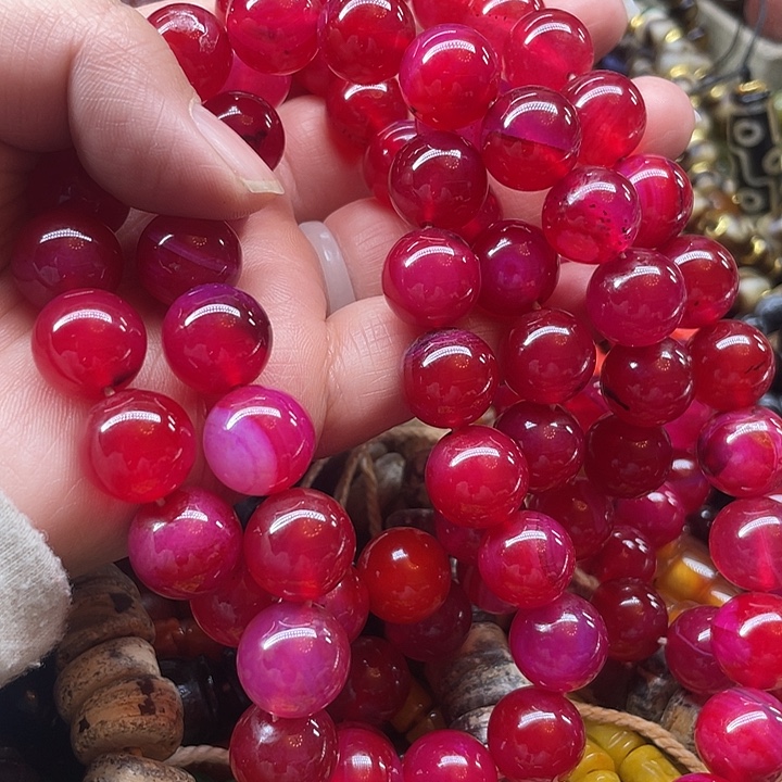 往***忆玛瑙/玉髓未镶嵌颈饰