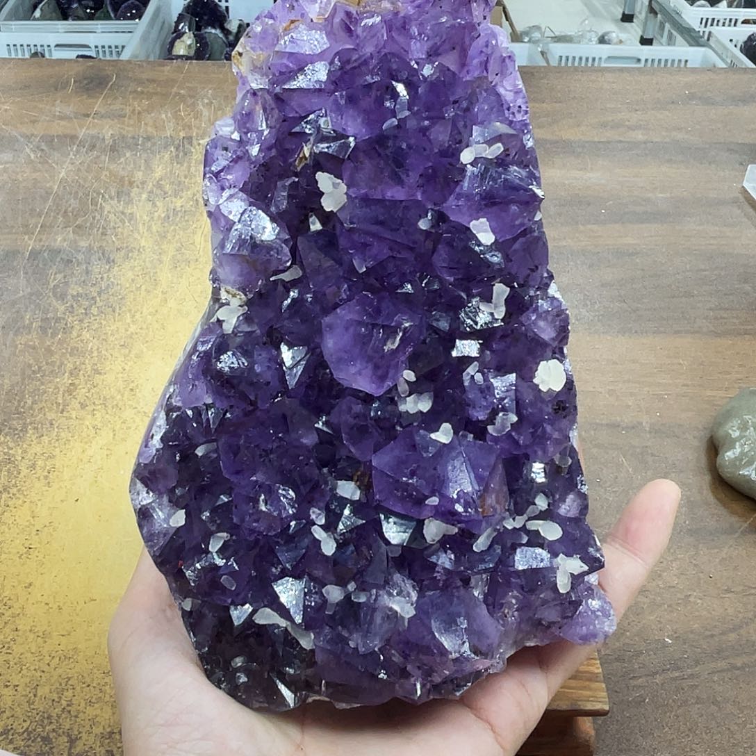 紫晶摆件未镶嵌晶体