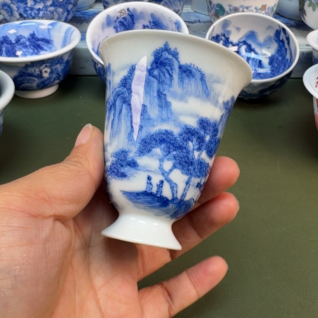 陶景德镇纯手绘茶具圆圆264