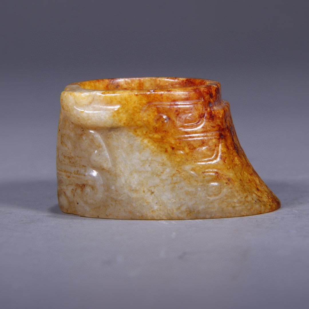 清代 和田玉扳指 G高87485