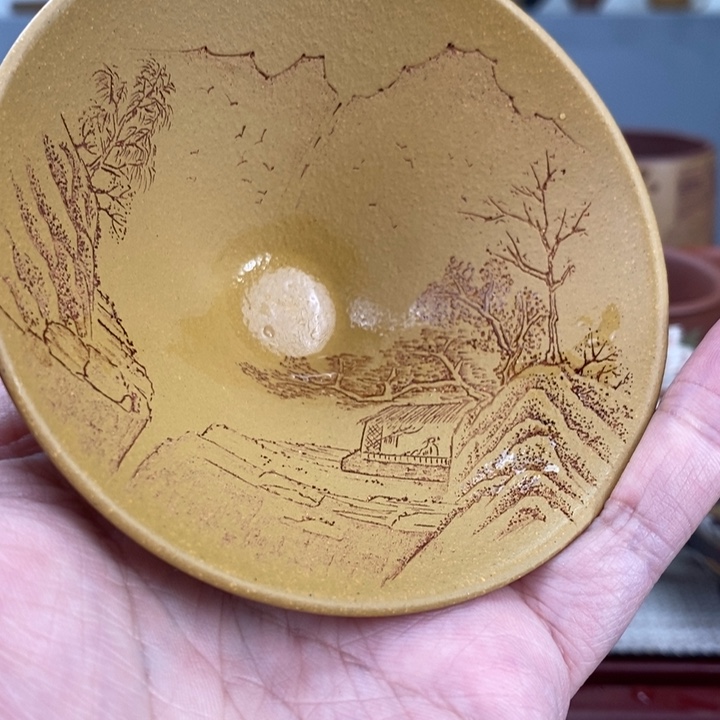 紫砂茶杯宜兴紫砂主人杯