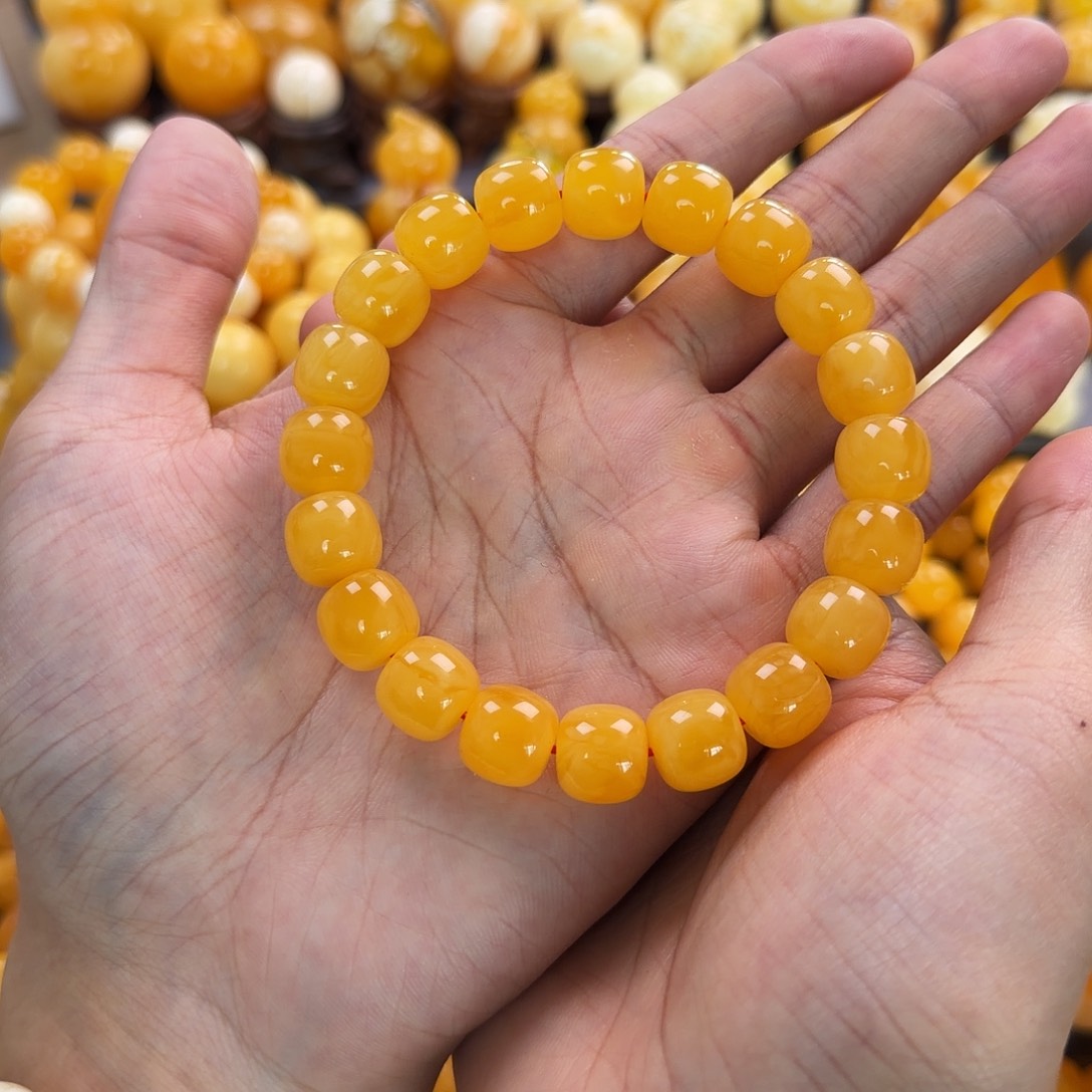 琥珀未镶嵌珠宝奇石12mm同料