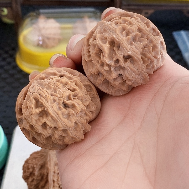 吊坠文玩核桃平果园，边41