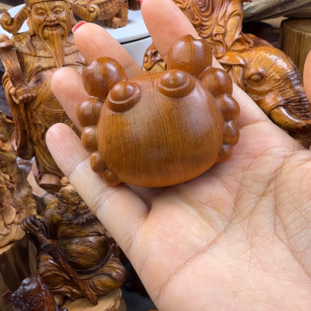 顺***溜柏木八方来财螃蟹