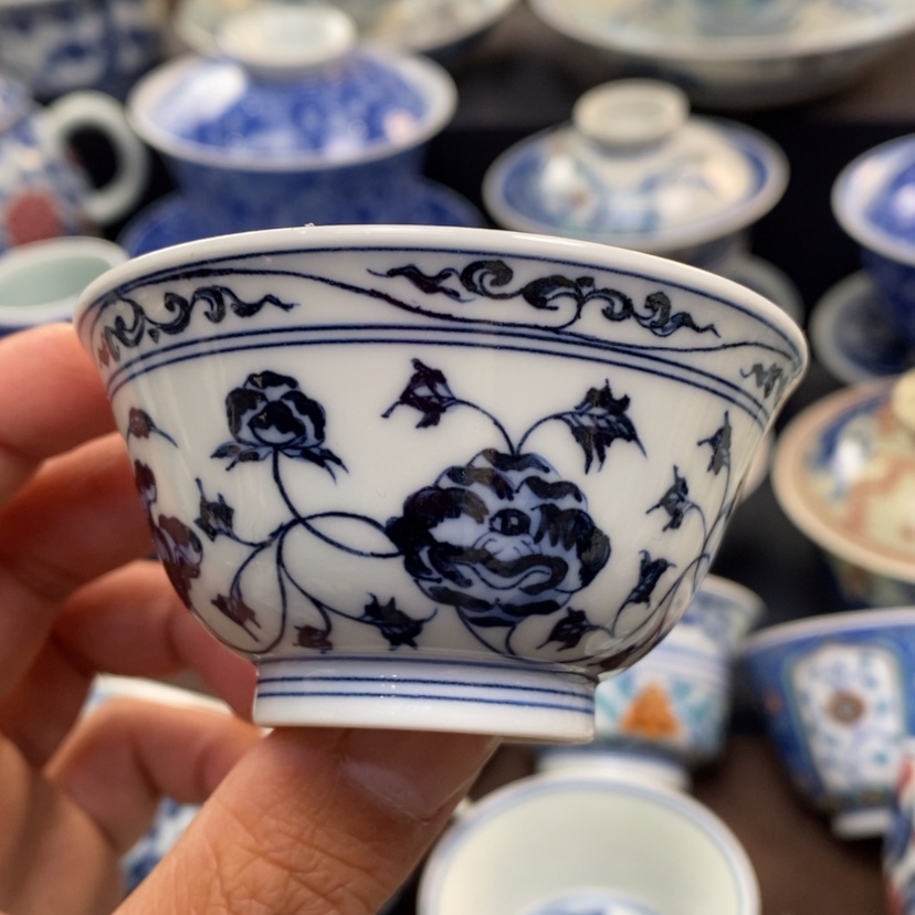 【闪购商品】景德镇青花主人杯