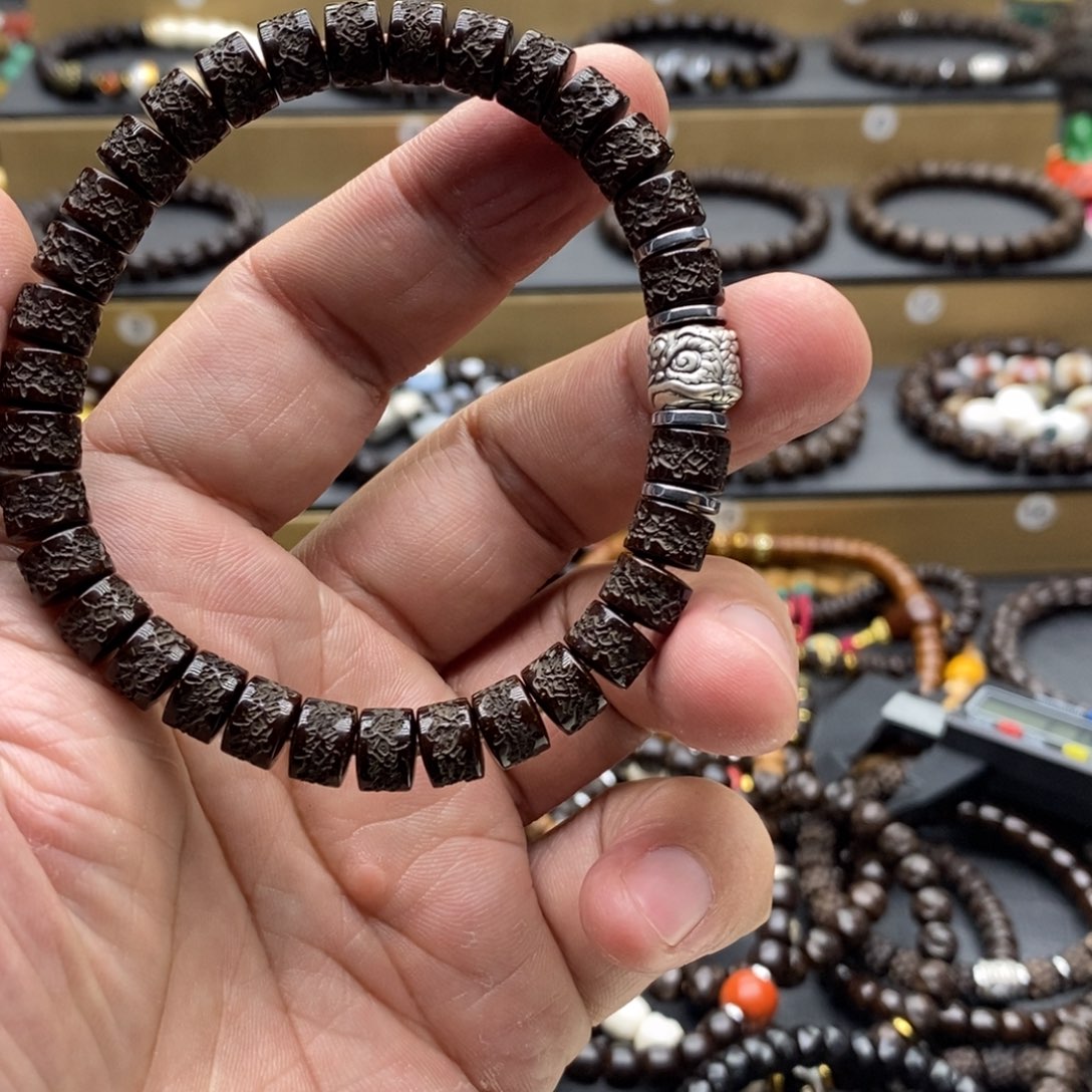 椰蒂手串?***北原生态椰嘎搭配款8❌6