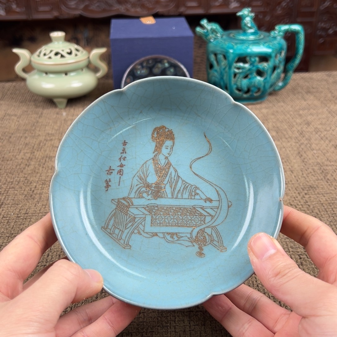 瓷片陶瓷艺术瓷器摆件