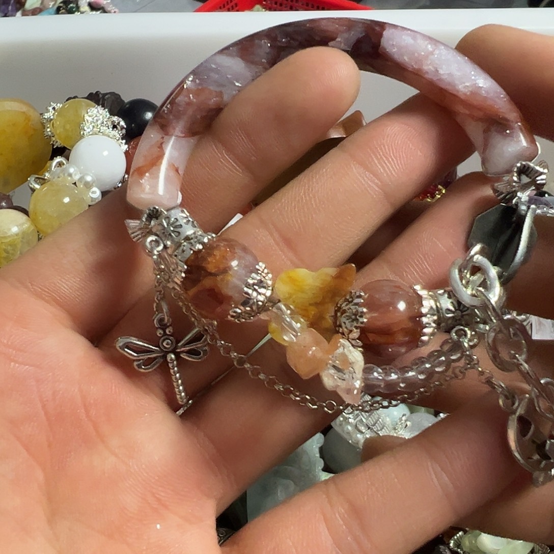 水晶未镶嵌手链水晶手链