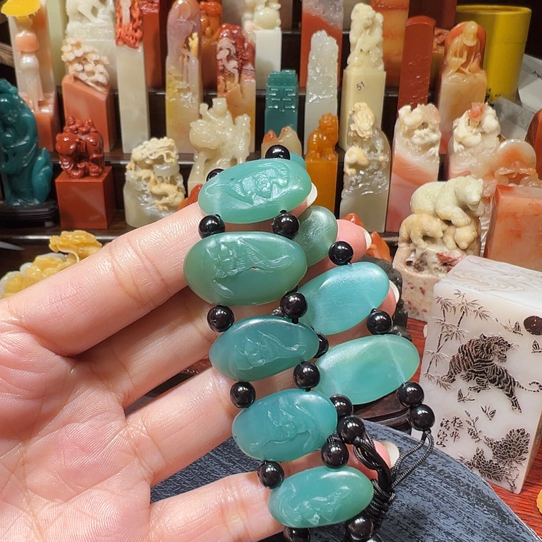 寿山石随机批发一串