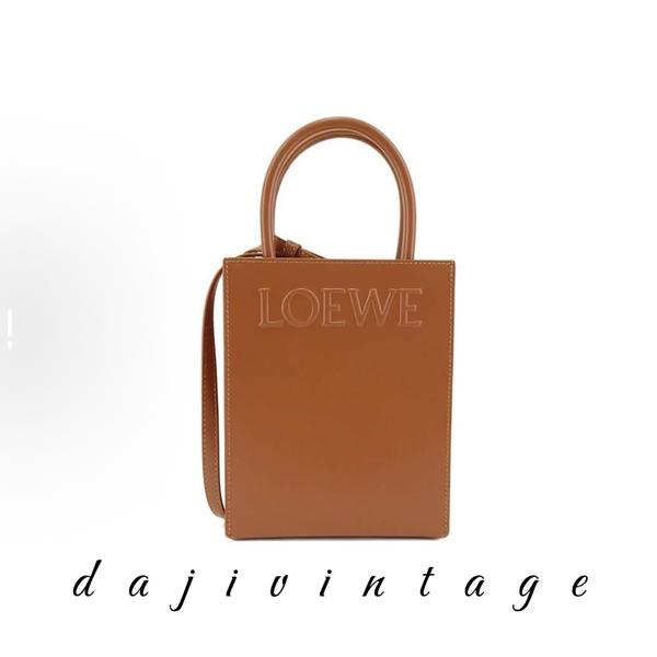 大吉中古/Loewe罗意威棕色琴谱托特包