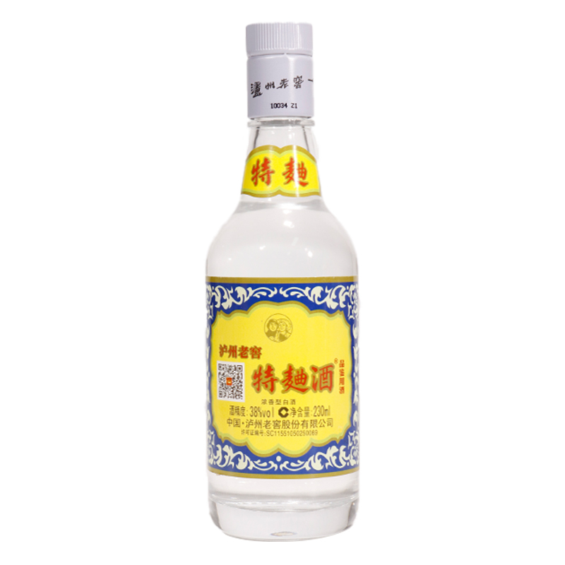 泸州老窖2022年 60版特曲 浓香型白酒 【H】带品鉴 光瓶38度230ml