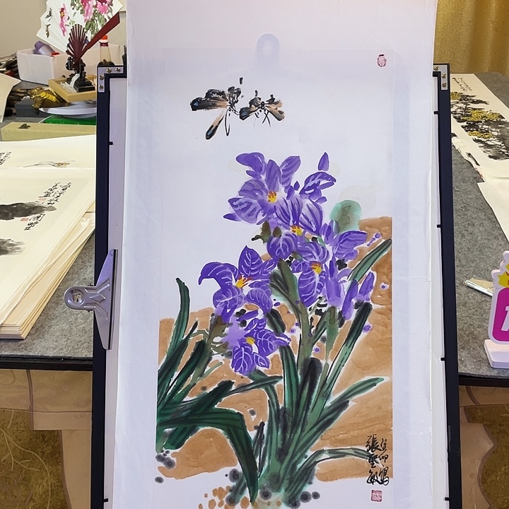 国画张圣敏先生纯手绘作品