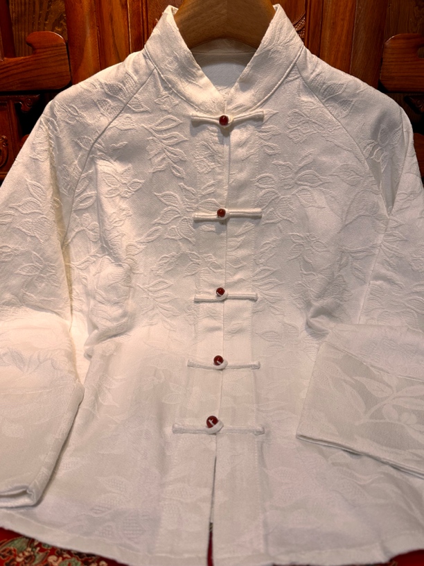 【麟韵华裳•新中式】新款棉提花外套明星同款新中式简约上衣