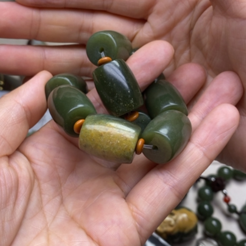 【闪购商品】手链未镶嵌和田玉小*迹