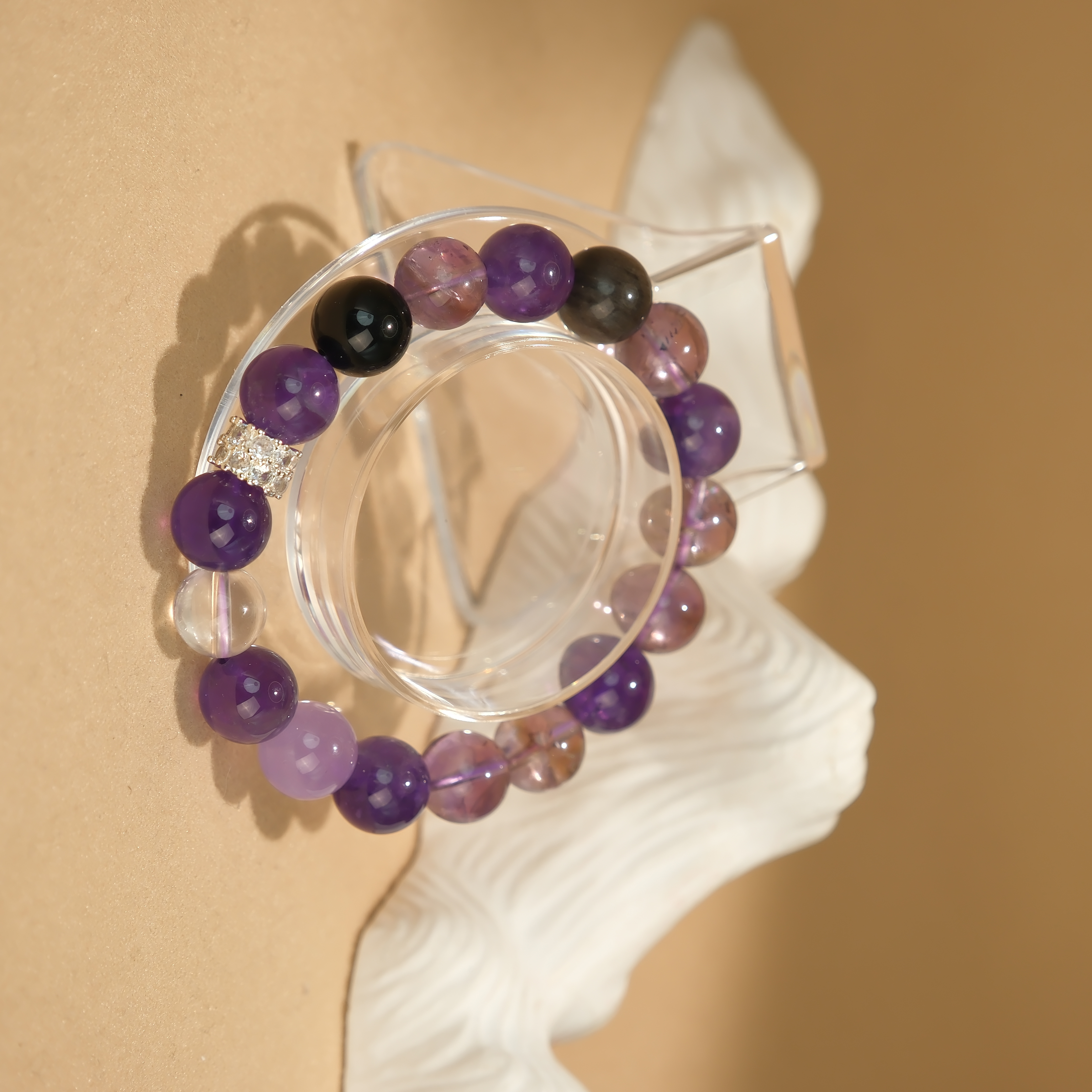 【泓钰珠宝×九紫时代】上岸学业智慧天然水晶男女手串手链3006