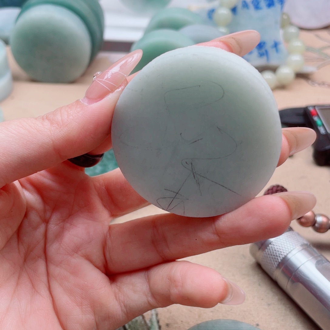 翡翠未镶嵌颈饰620