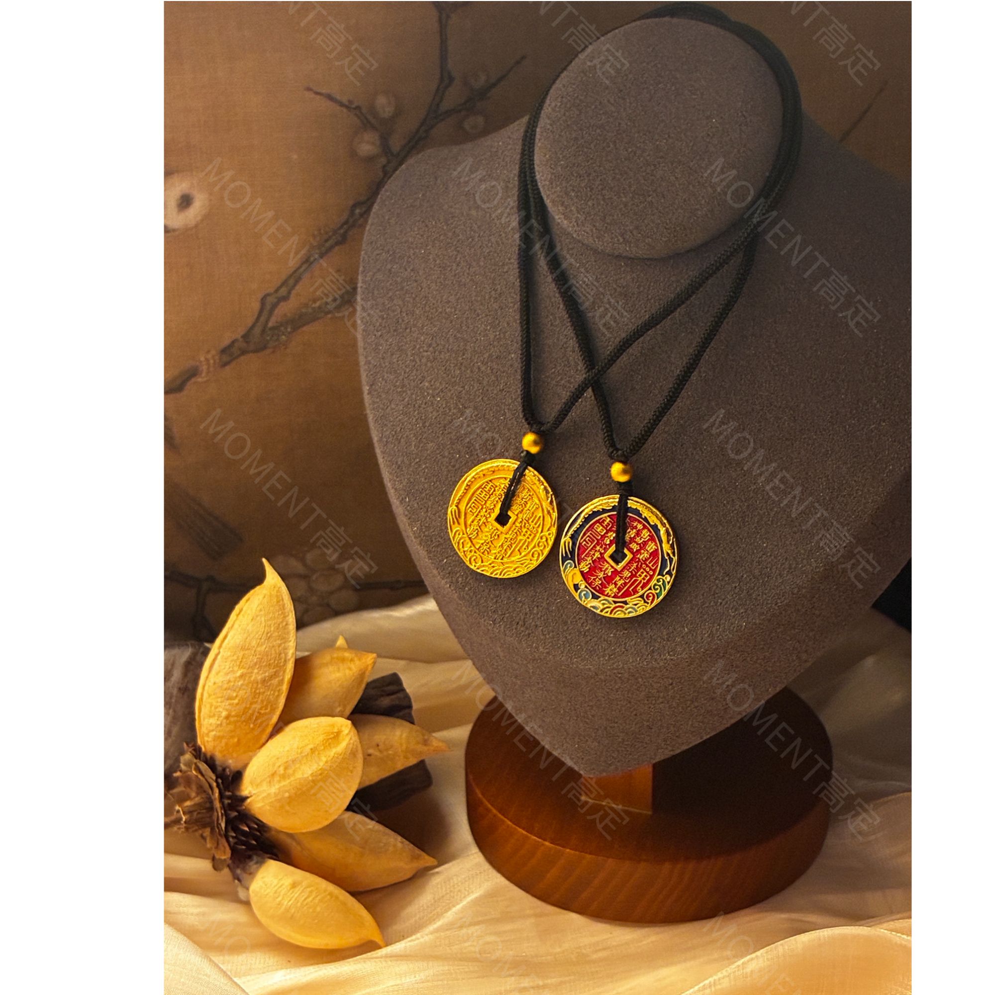 吊坠 吊坠 山鬼吊坠/招财护身双面传承项坠国潮