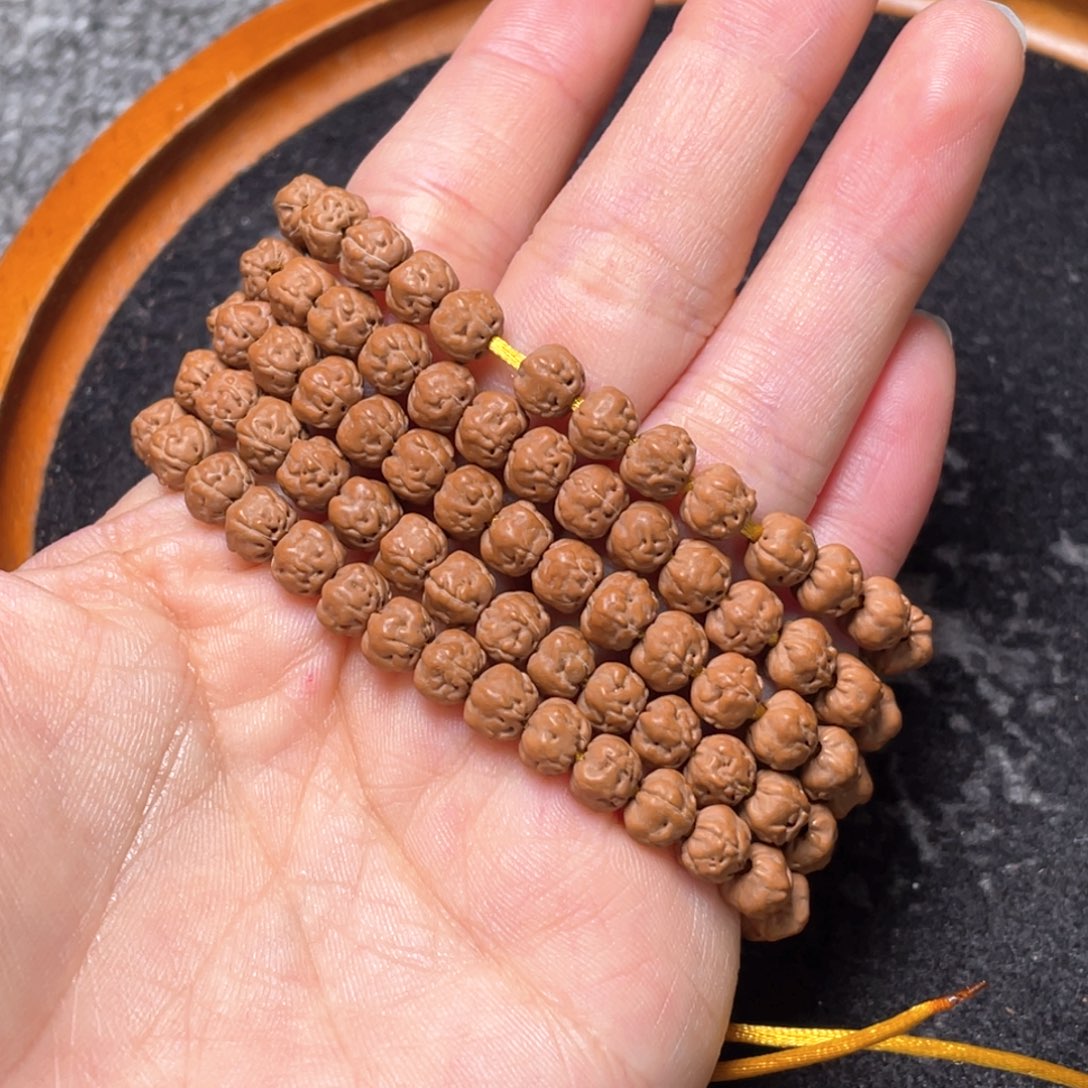 金刚菩提手串做**蛋定制收藏级佛手尺寸6.3