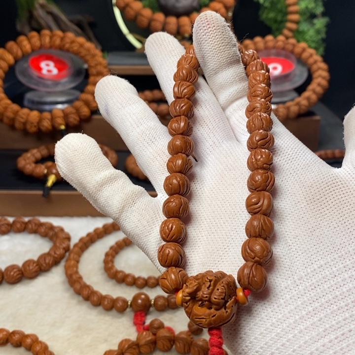 桃核吊坠这**好秦岭龙纹