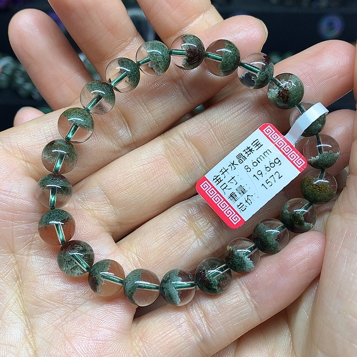 水晶手串未镶嵌天然水晶