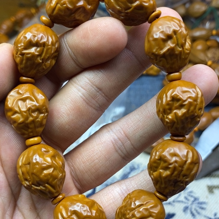 橄榄核手串/手链橄榄核雕工艺手串
