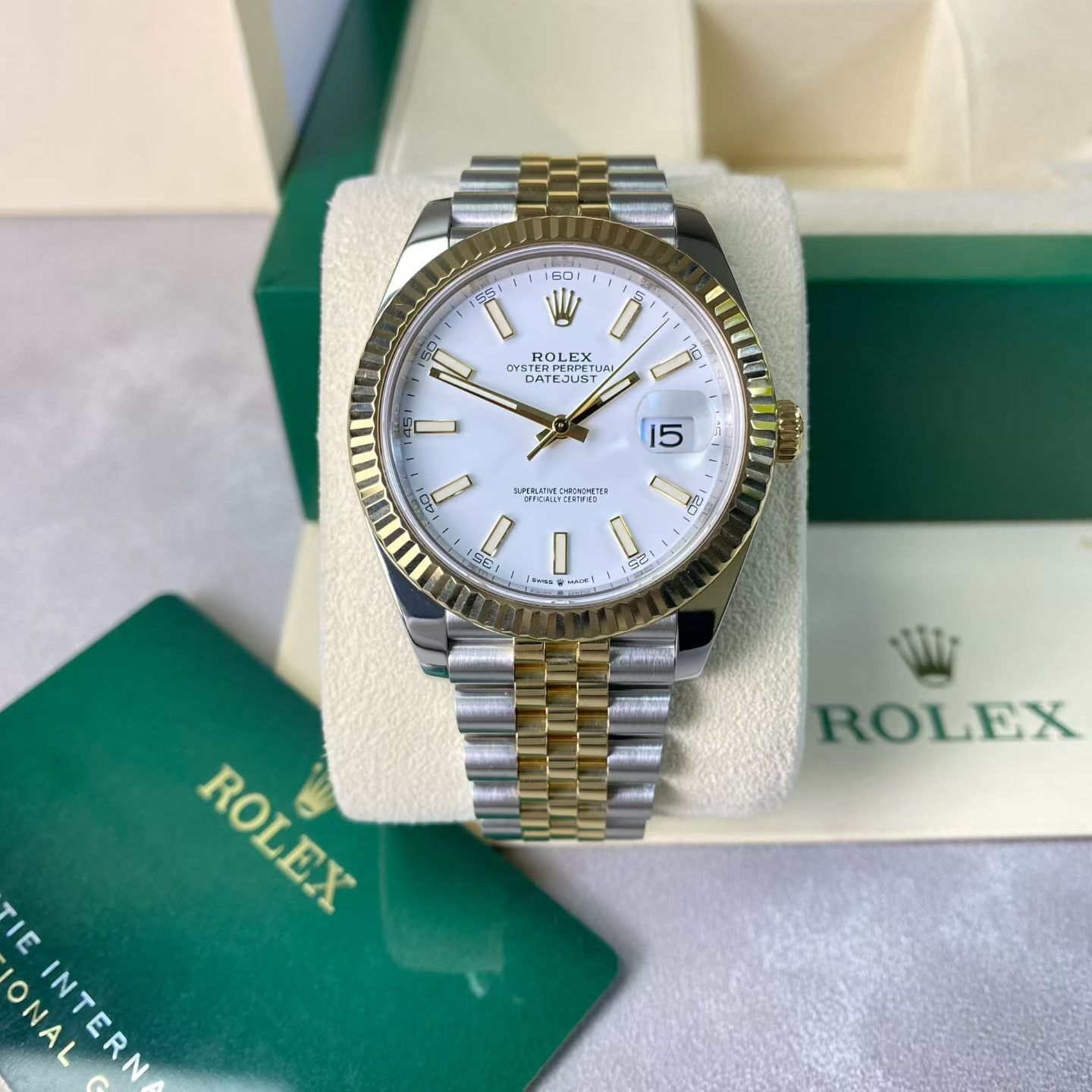 99新 Rolex/劳力士 亚虎/劳力士/日志/126333/全套