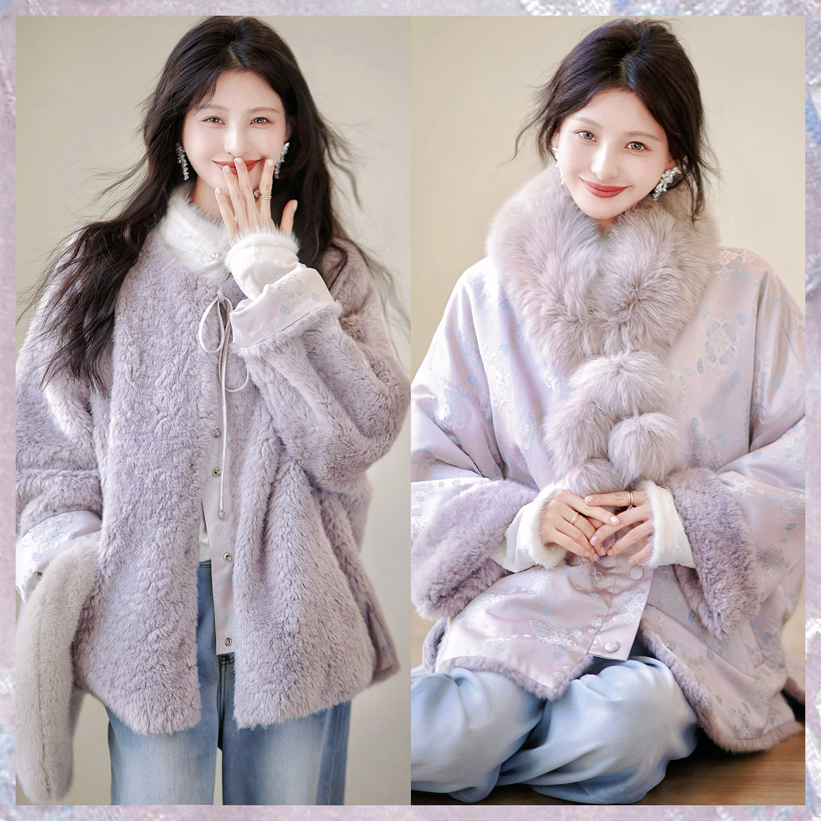 【赵大喜】1.7大上新！紫霞仙子双面穿外套 | 两面两穿 真丝天丝提花