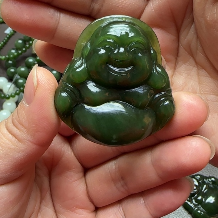 和田玉（碧玉）吊坠未镶嵌