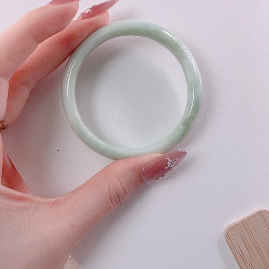 蓝田玉（蛇纹石化大理石玉）手镯未镶嵌用****0