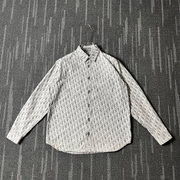 99新 DIOR/迪奥 Oblique老花满印长袖衬衣外套/40码/3135
