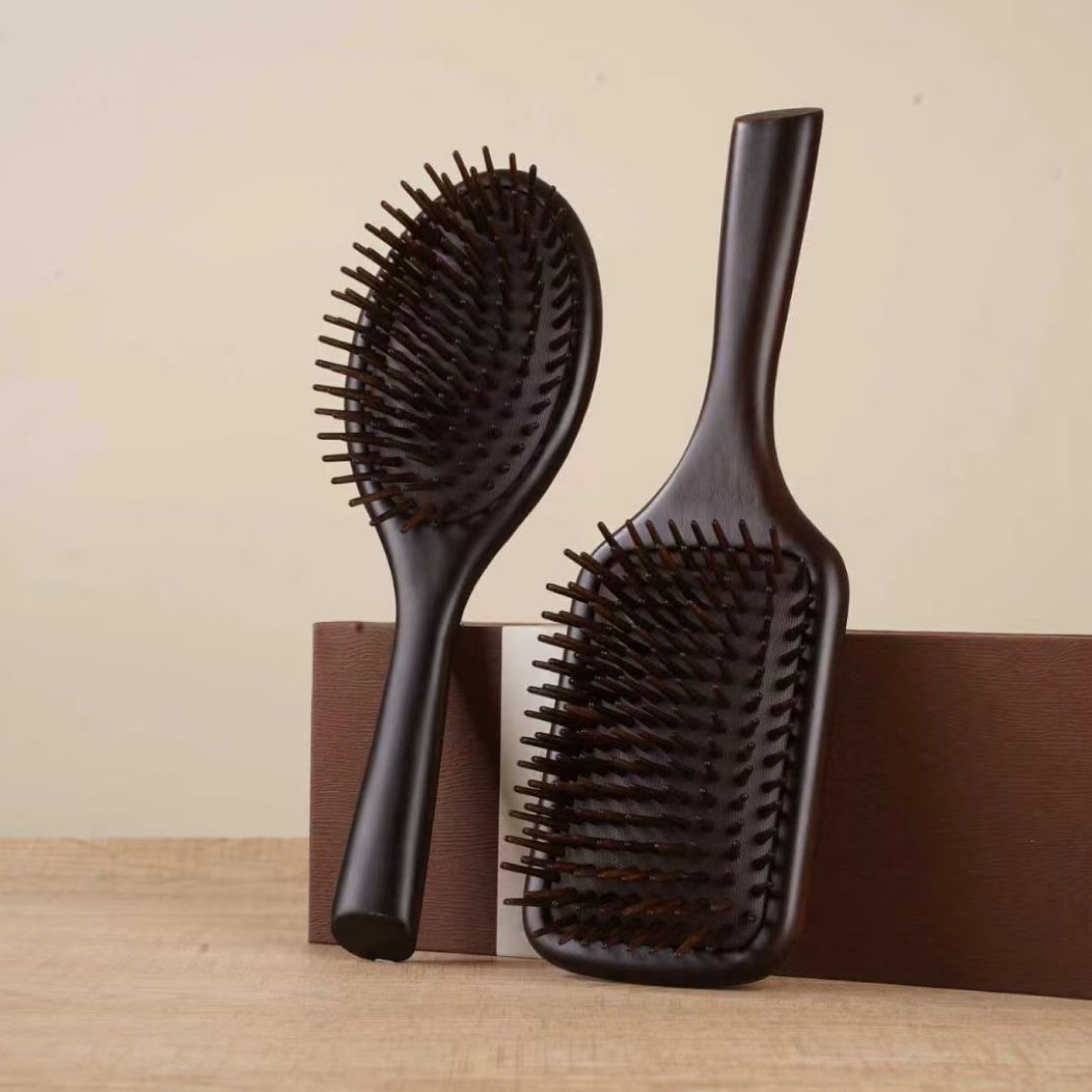 国王木气垫梳加长直尺养发经络按摩梳