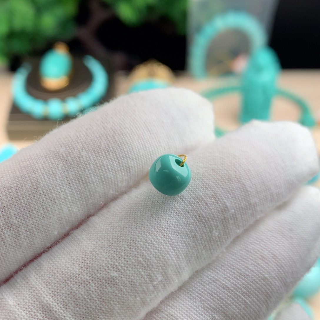 【闪购商品】绿松石配珠卡7.5未镶嵌