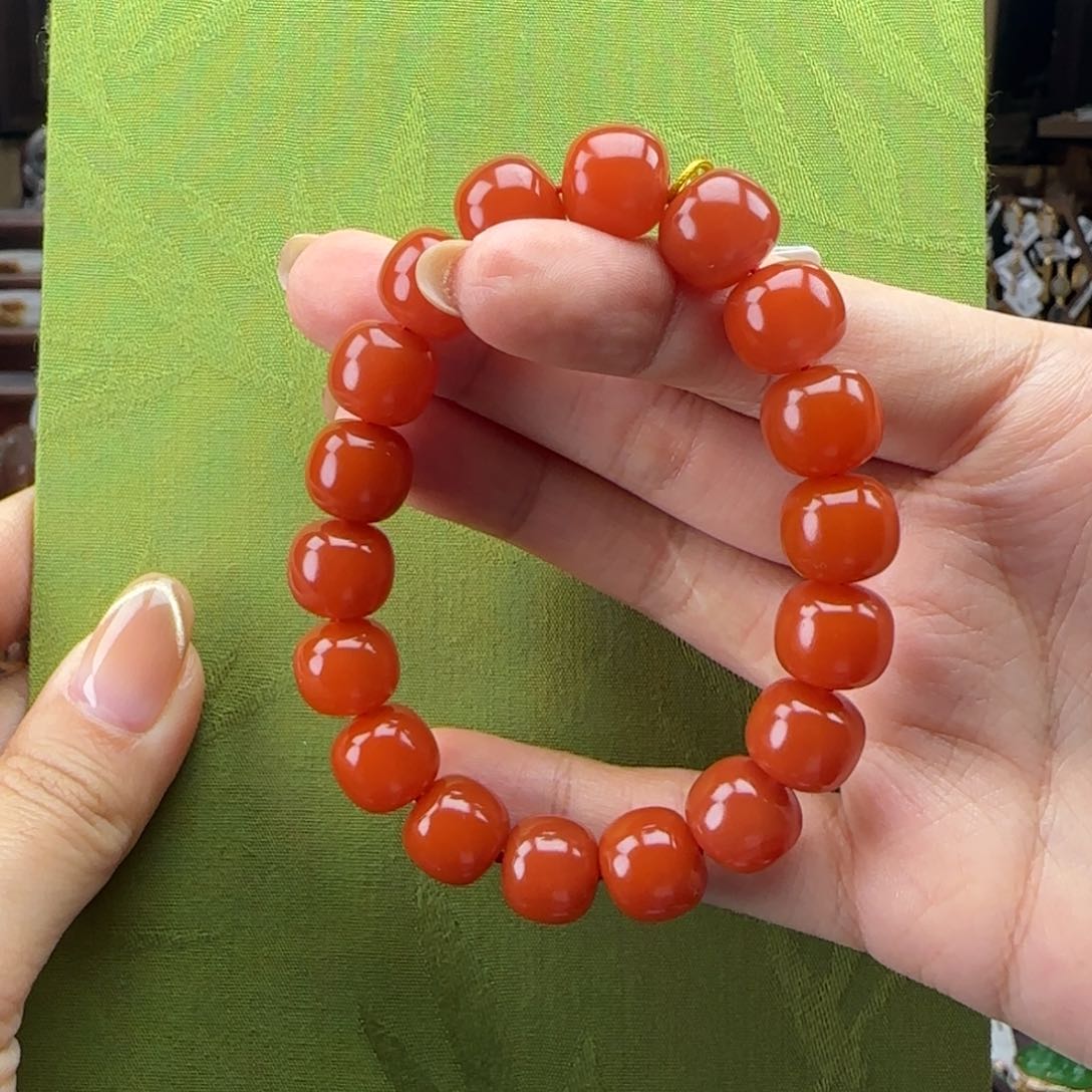 南红玛瑙手链未镶嵌笙