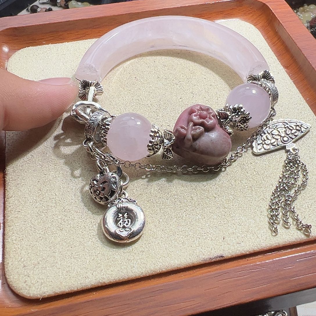 水晶未镶嵌手链水晶手链