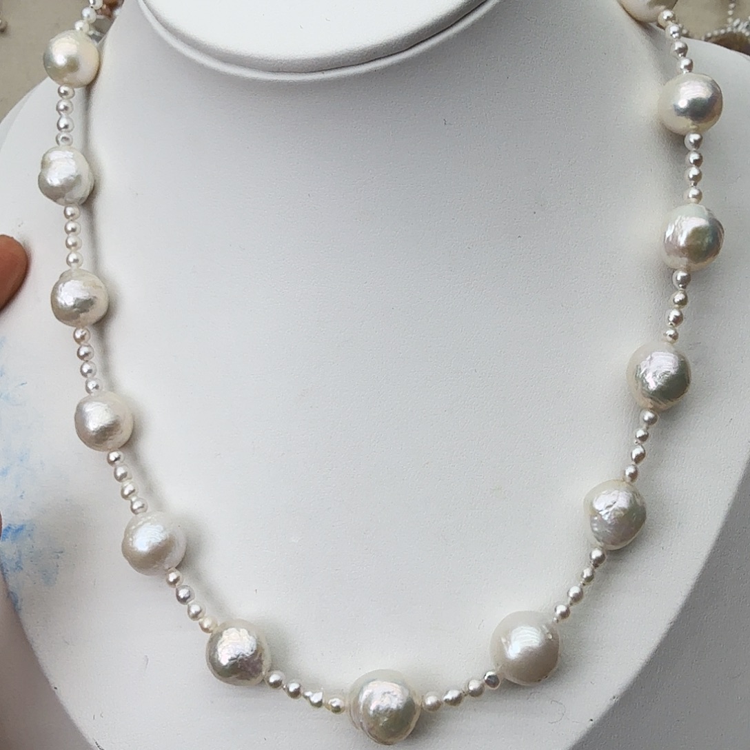 未镶嵌颈饰淡水珍珠