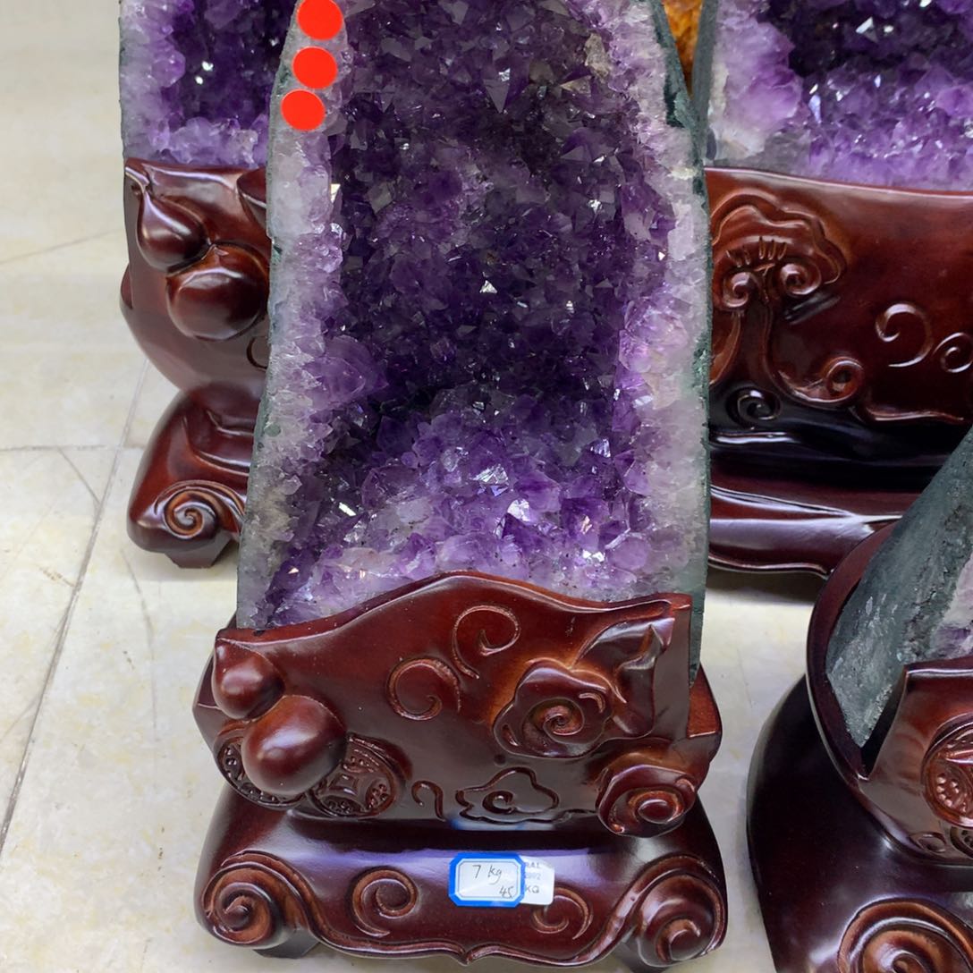 紫晶小葛摆件未镶嵌