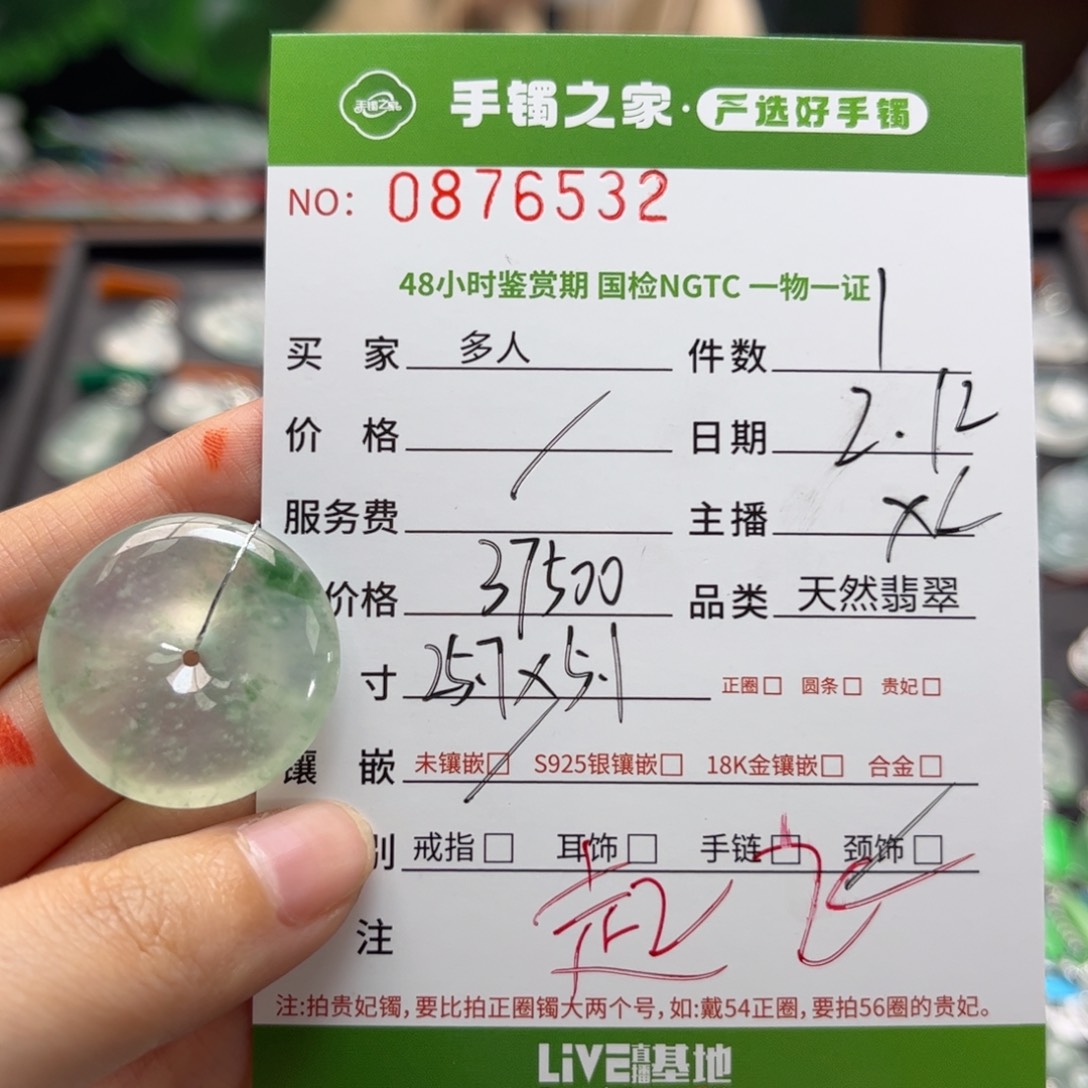 【闪购商品】翡翠颈饰未镶嵌多人