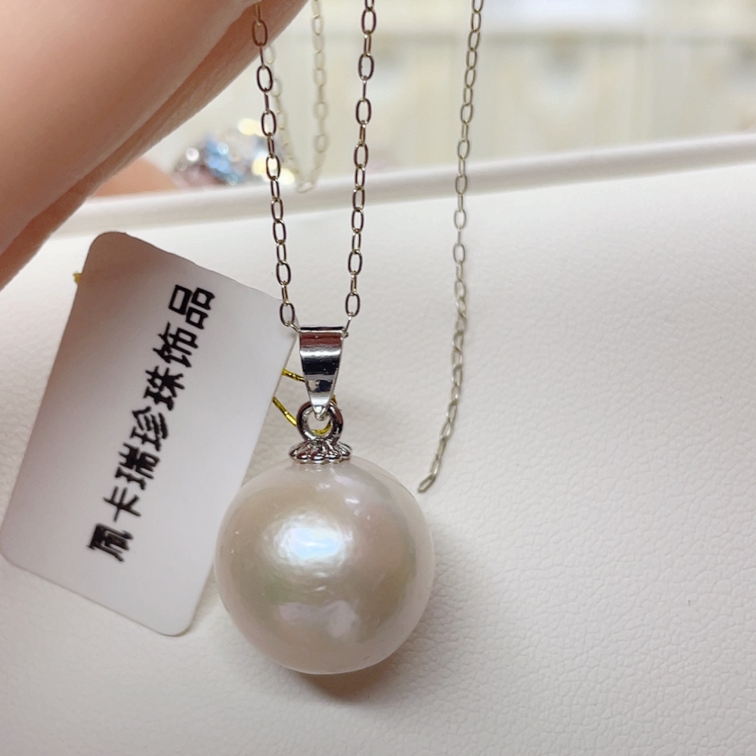 合金淡水珍珠吊坠(赠链)