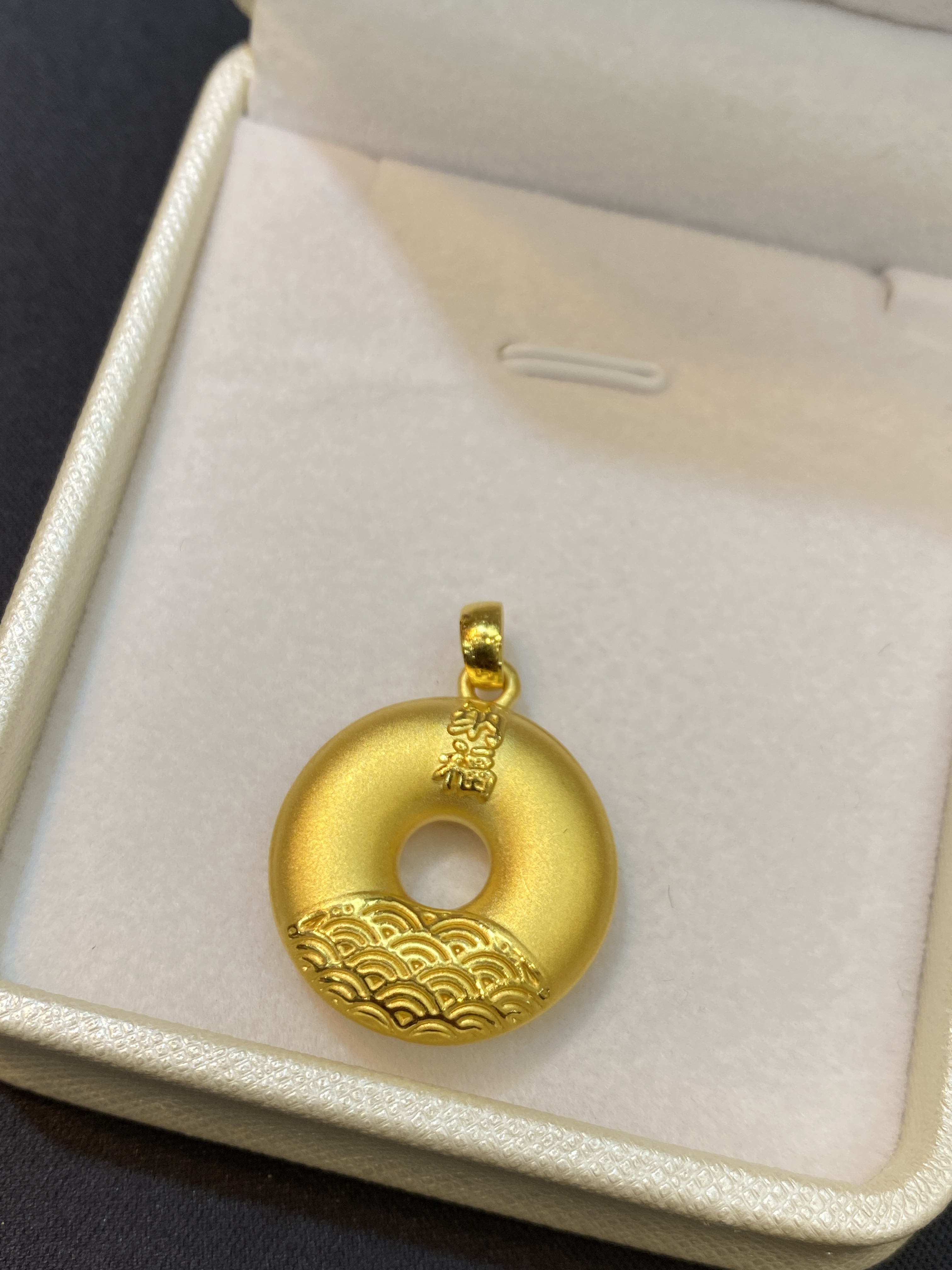 足金999平安扣➕6金珠