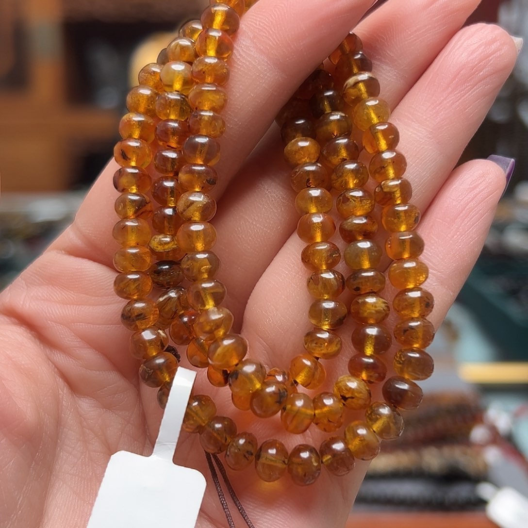 裸石琥珀未镶嵌抚顺琥珀六20198